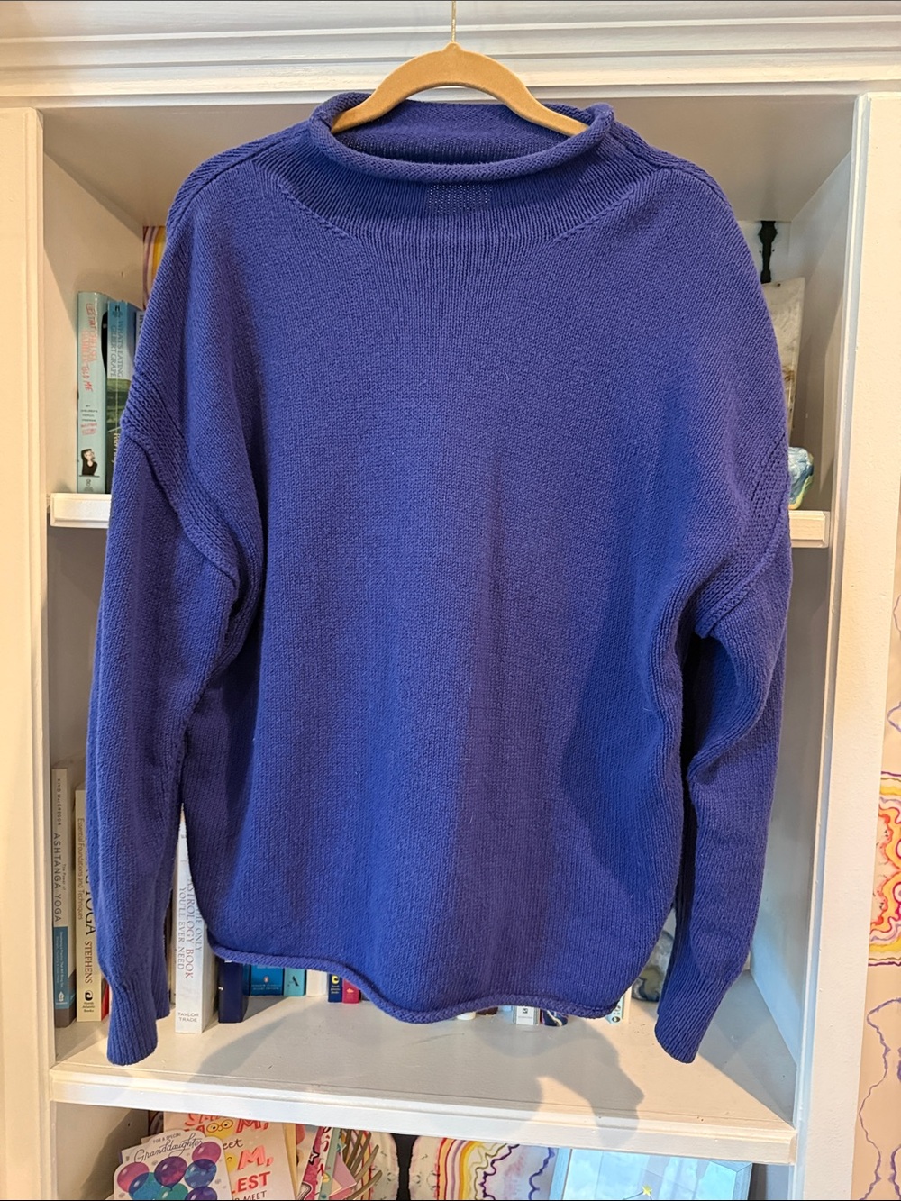 We The Free Violet Turtleneck Sweater